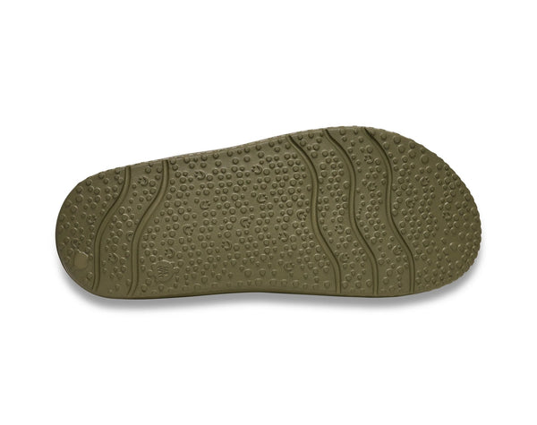 Sanuk Beer Foamie Slide Mens Sandals - Olive