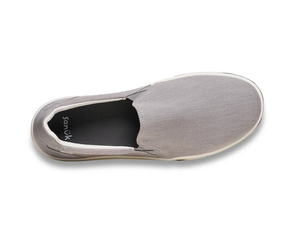 Sanuk Hava-Shoe Slip On Mens Casual Shoes - Charcoal Grey