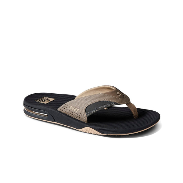 Reef Fanning Mens Sandals - Fossil/Raven
