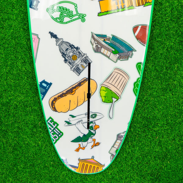 Papaya - Soft Top Foam Surfboard - Includes Leash and Fins - For the Birds