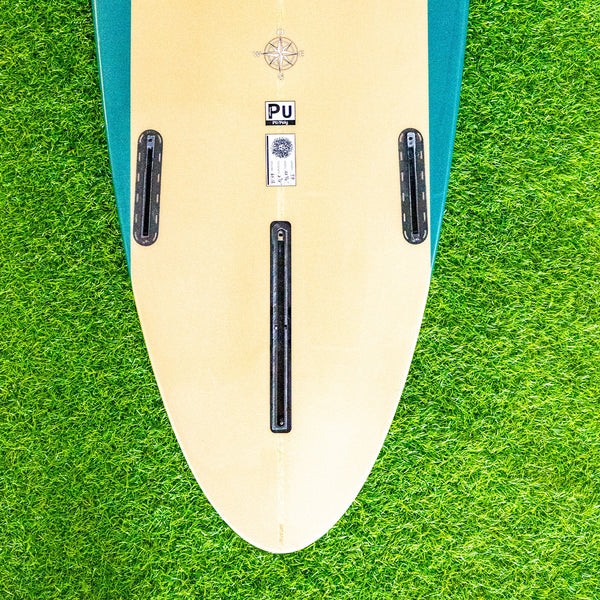 Owen PU Series Surfboard - Tan/Midnight Green