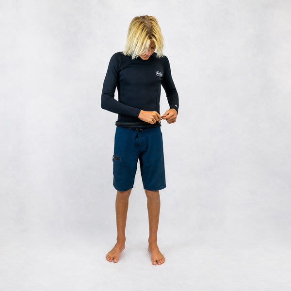 All Day 2MM Neo L/S Jacket Mens Wetsuit Top - Black