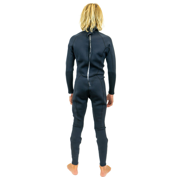 Union 3/2mm Flatlock Backzip Mens Full Wetsuit