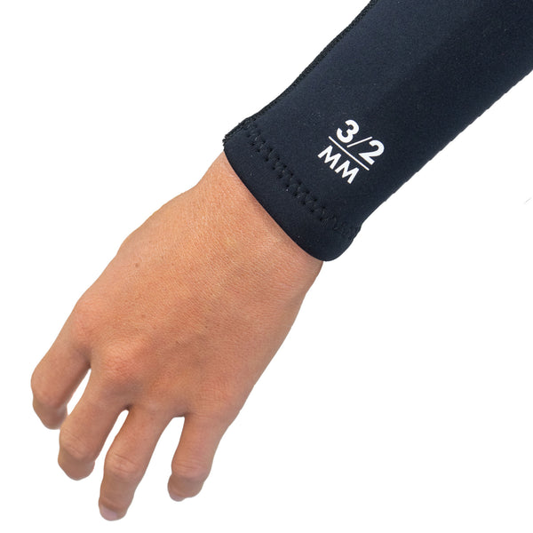 Union 3/2mm Flatlock Backzip Mens Full Wetsuit