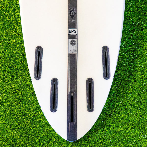 Traveler V2 EPS Truelite Series Surfboard - Clear/Green