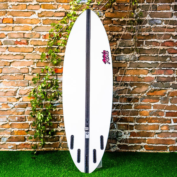 Traveler V2 EPS Truelite Series Surfboard - Clear/Pink