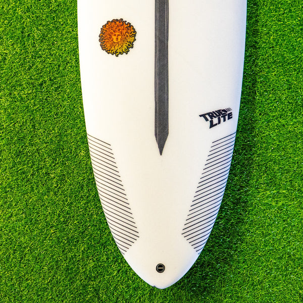 Traveler V2 EPS Truelite Series Surfboard - Clear/Red