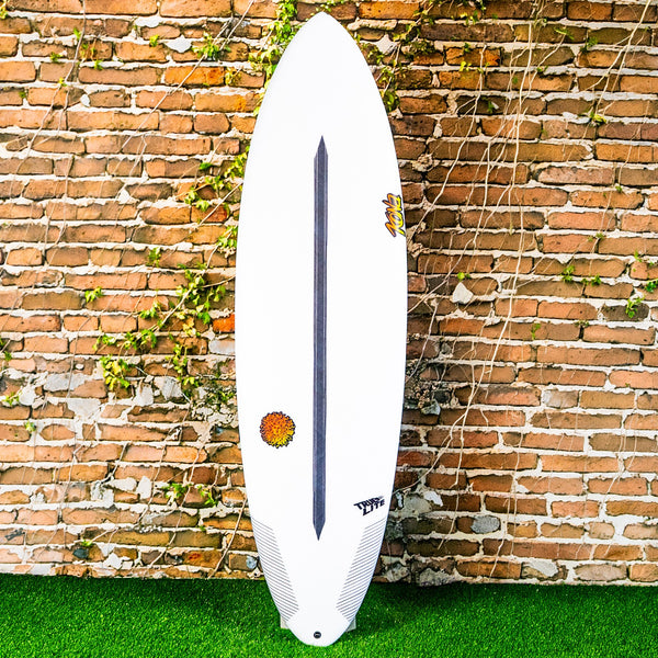 Traveler V2 EPS Truelite Series Surfboard - Clear/Red
