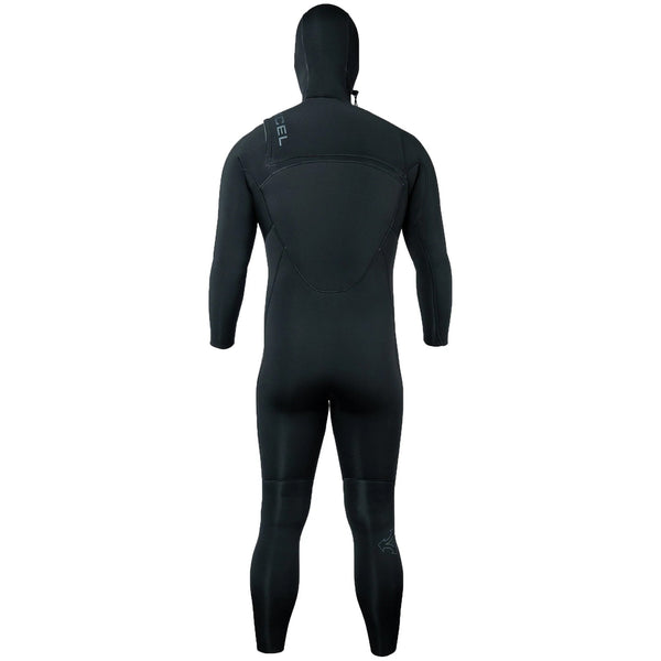 Xcel Axis Hooded 5/4mm Mens Full Wetsuit - Black