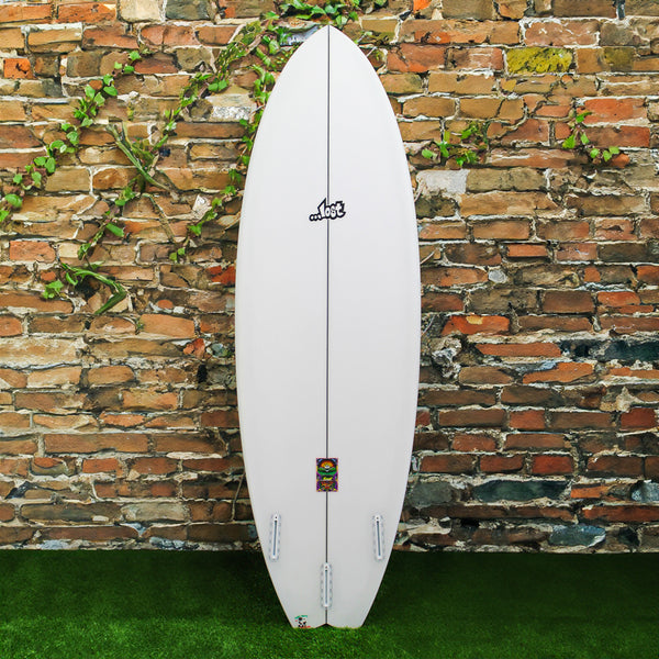 Lost 1996 Round Nose Fish Surfboard - White/White