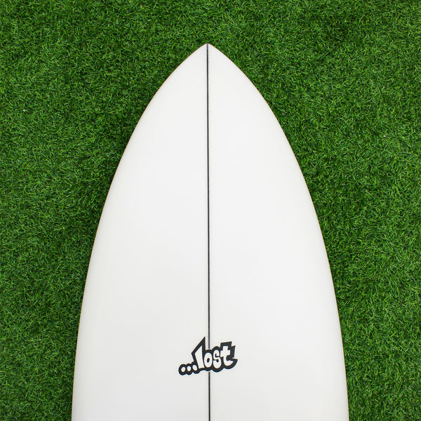 Lost 1996 Round Nose Fish Surfboard - White/White