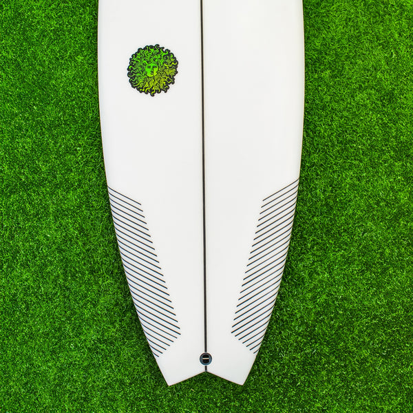 Wasabi PU Series Surfboard - Clear/Green