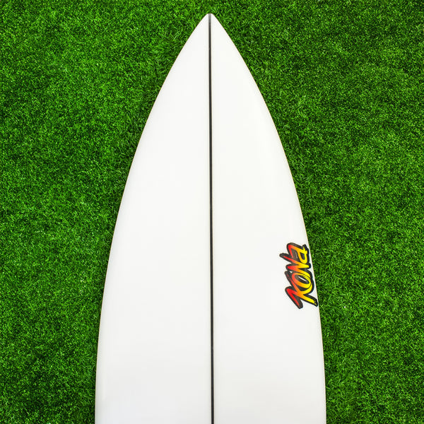 Wasabi PU Series Surfboard - Clear/Red