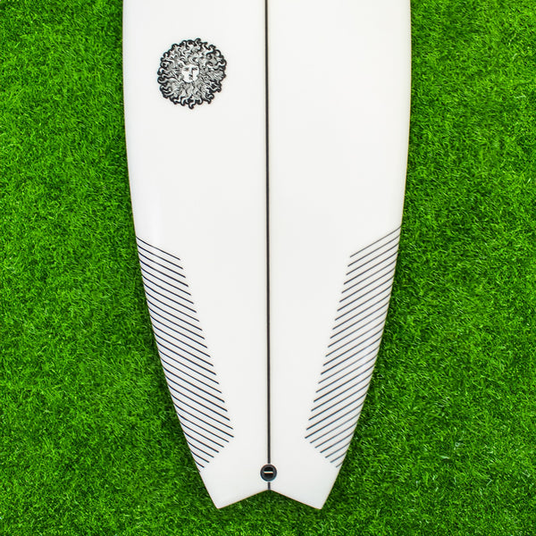Wasabi PU Series Surfboard - Clear/White