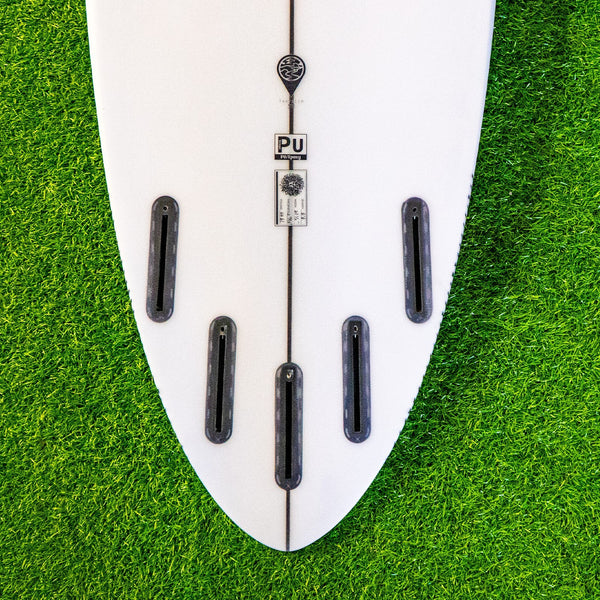 Traveler V2 PU Series Surfboard - Clear/Red