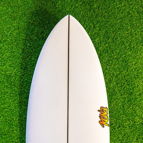 Traveler V2 PU Series Surfboard - Clear/Red
