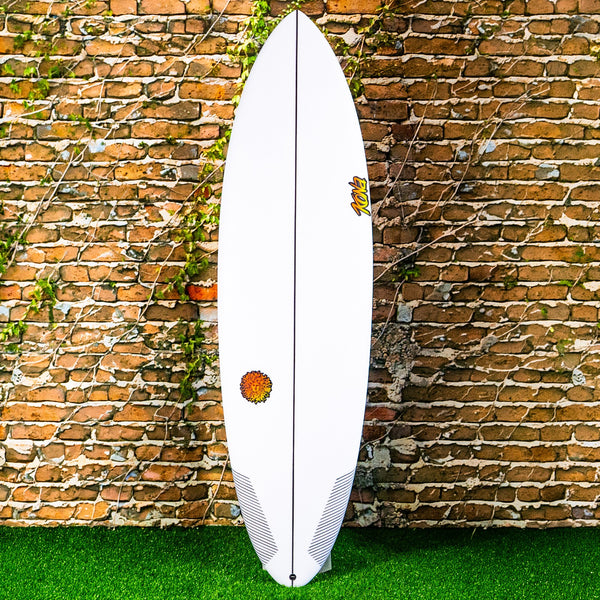 Traveler V2 PU Series Surfboard - Clear/Red