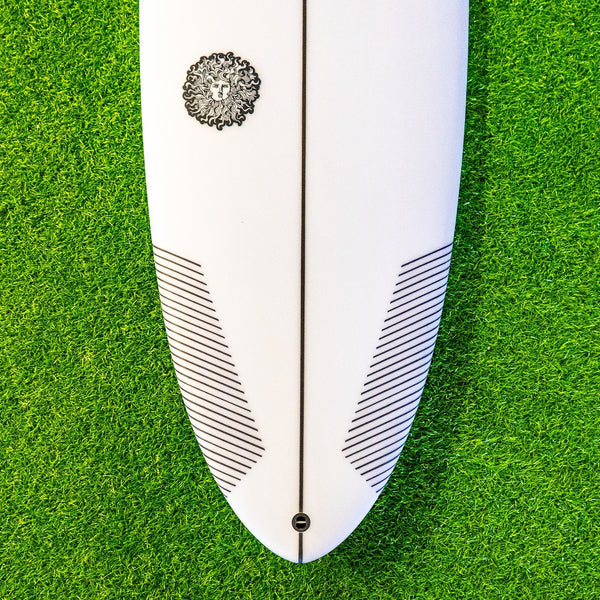 Traveler V2 PU Series Surfboard - Clear/White