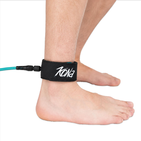 All Day 5mm Lite Ankle Surfboard Leash - Aqua