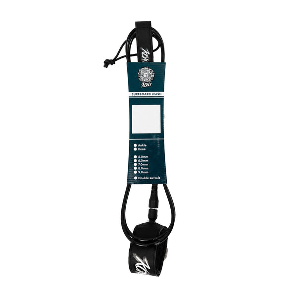 All Day 6mm Medium Ankle Surfboard Leash - Black