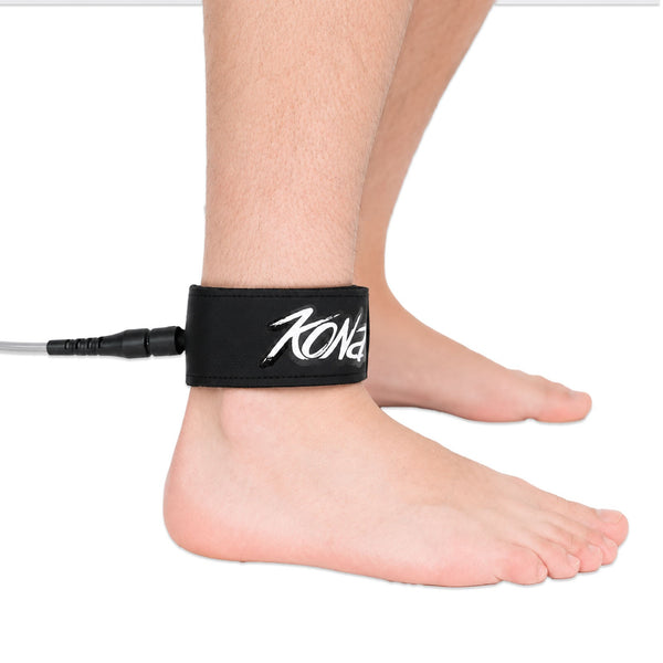 All Day 7mm Standard Ankle Surfboard Leash - Grey