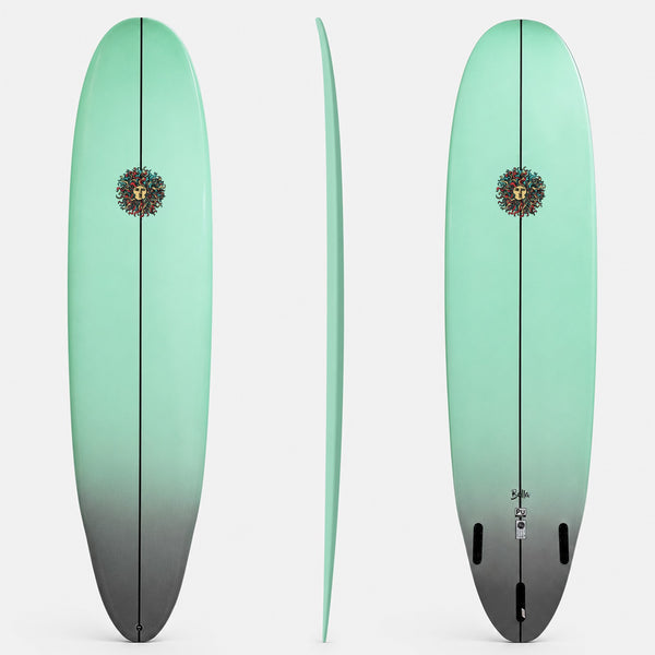 Bella PU Series Surfboard - Seafoam Fade