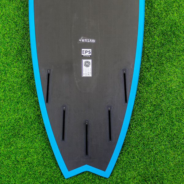 Wasabi EPS Dark Phantom Series Surfboard - Blue