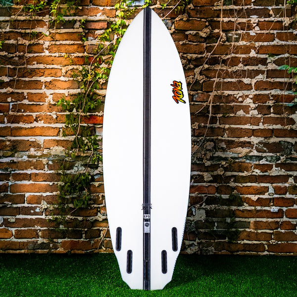 Jersey Jack EPS Truelite Series Surfboard - Clear/Red