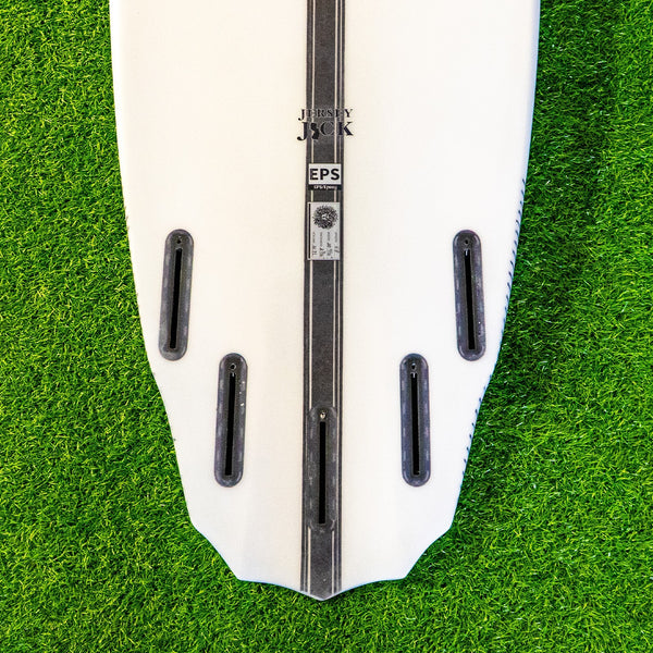 Jersey Jack EPS Truelite Series Surfboard - Clear/Red