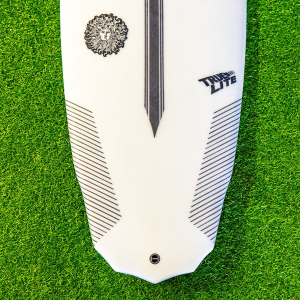 Jersey Jack EPS Truelite Series Surfboard - Clear/White