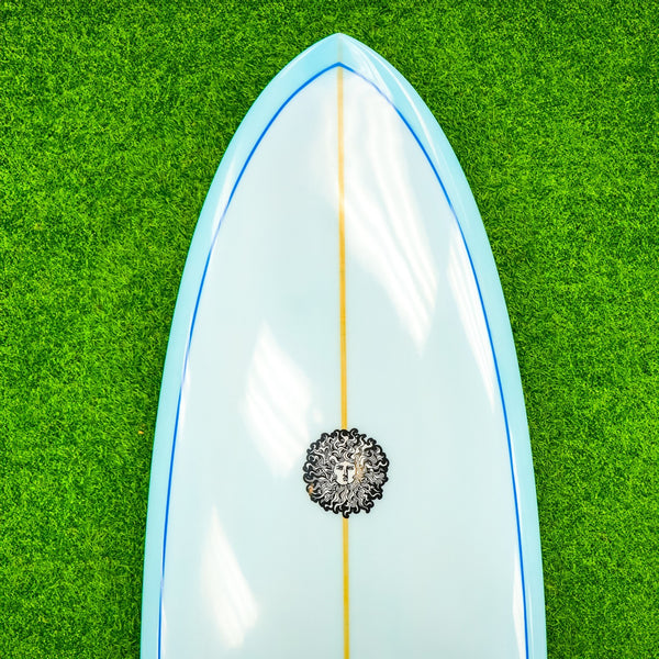 Mini Buddha PU Series Surfboard - Light Blue