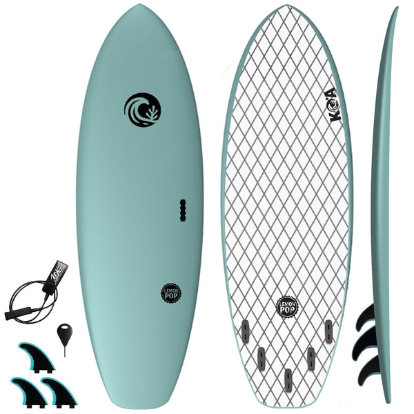 Koa Lemon Pop Softboard