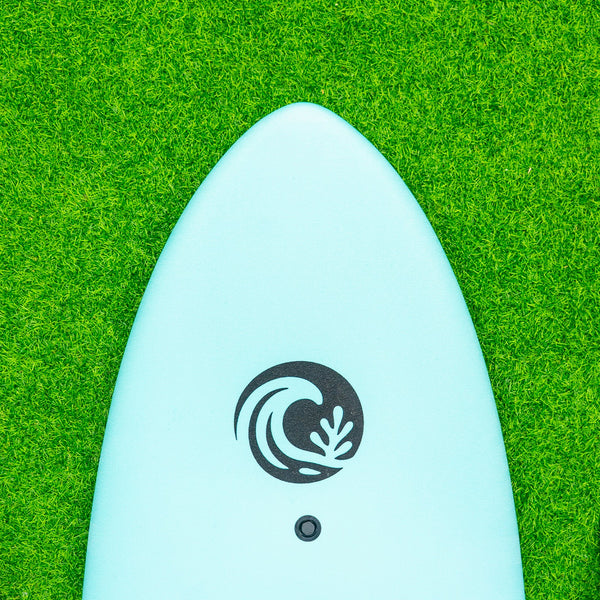 KO'A Lemon Pop 5ft 10in Small Wave - Soft Top Foam Surfboard - Includes Leash and Fins