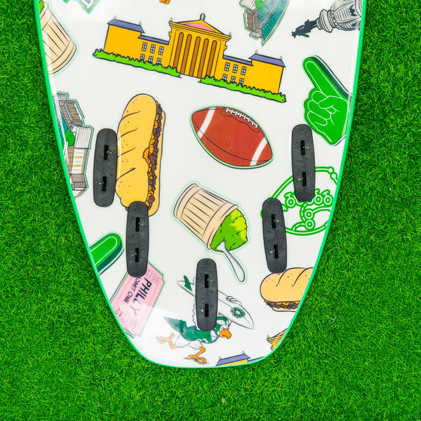 KO'A Lemon Pop 5ft 10in Small Wave - Soft Top Foam Surfboard - Includes Leash and Fins - Fot the Birds