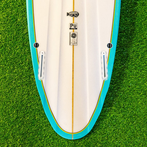 ZoSO PU Series Surfboard - Baby Blue/White