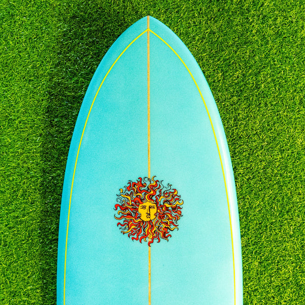 ZoSO PU Series Surfboard - Baby Blue/White