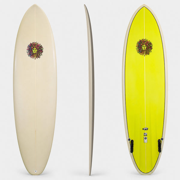 ZoSO PU Series Surfboard - Grey-Green