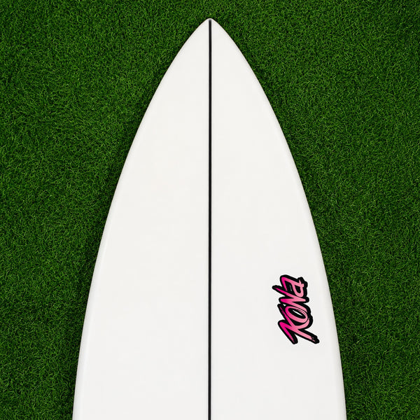 Slingshot PU Series Surfboard - Clear/Pink