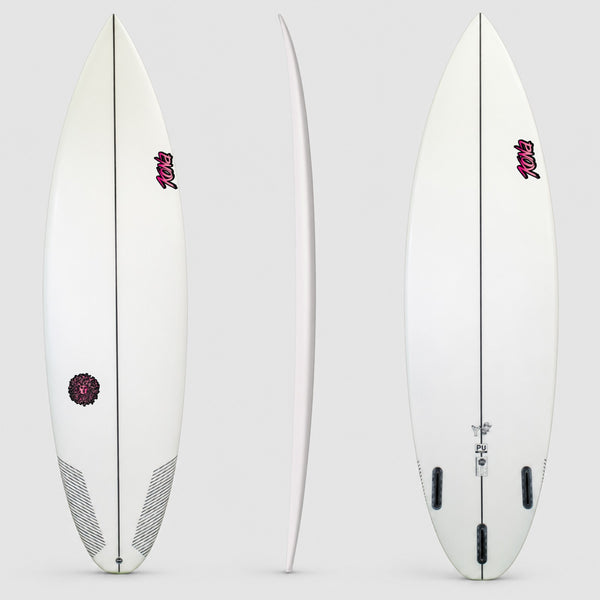 Slingshot PU Series Surfboard - Clear/Pink