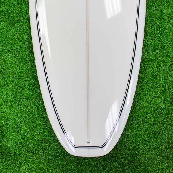 Everyday PU Series Surfboard - White/Black Pinline