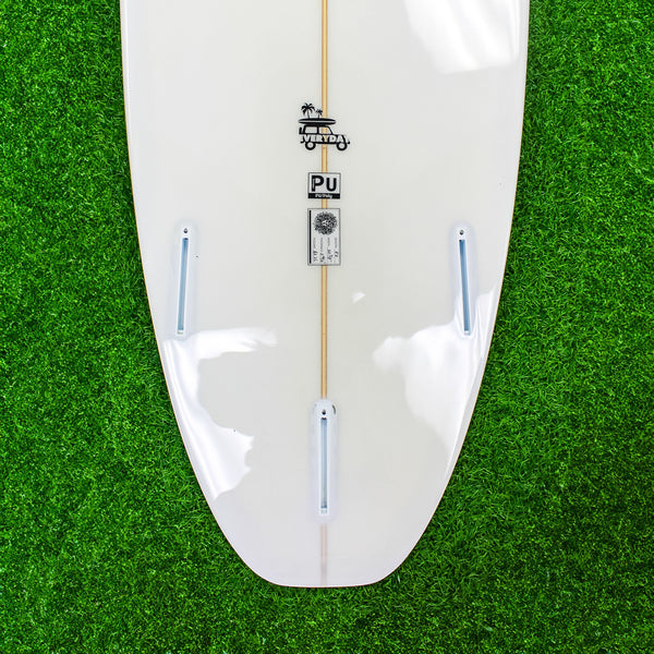 Everyday PU Series Surfboard - White/Black Pinline