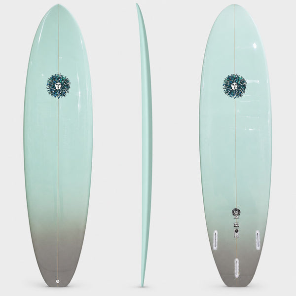 Mini Buddha EPS Series Surfboard - Blue Fade