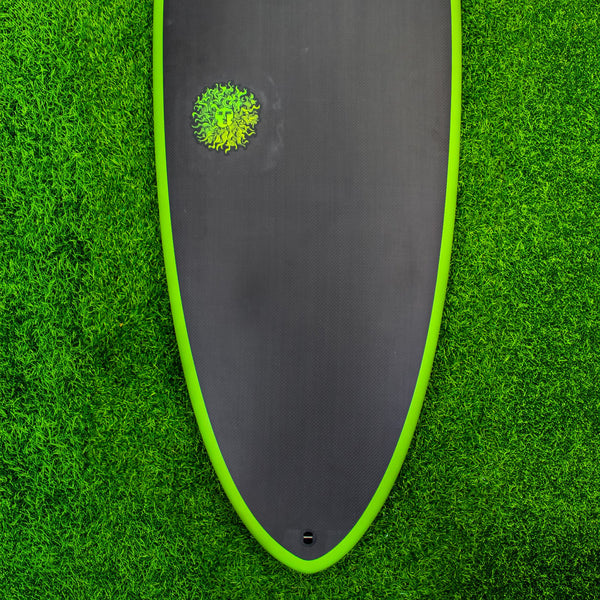 Peach Pit EPS Dark Phantom Series Surfboard - Black/Green