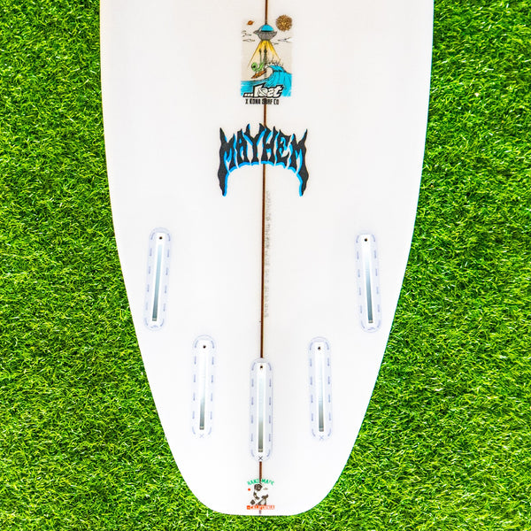 Lost Ripper Surfboard - White/Blue