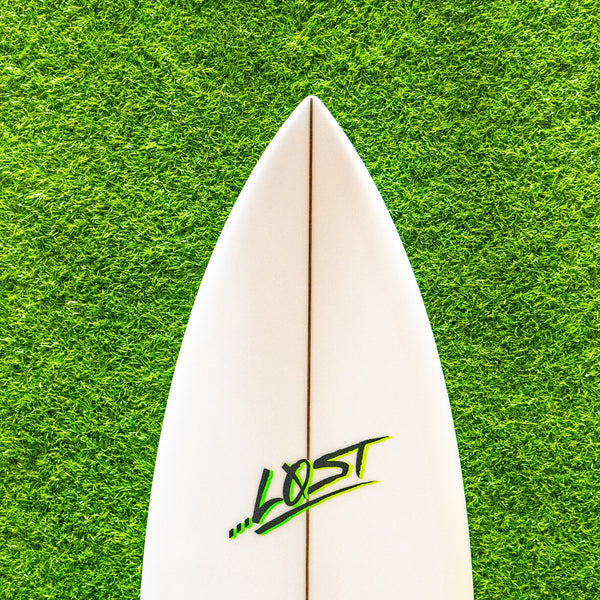Lost Ripper Surfboard - White/Green