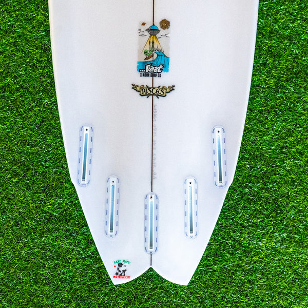 Lost Pisces Surfboard - White/Grey