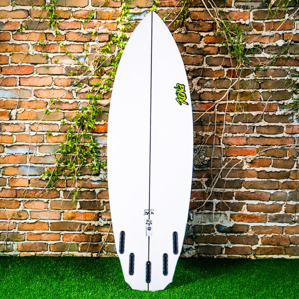 Jersey Jack PU Series Surfboard - Clear/Green