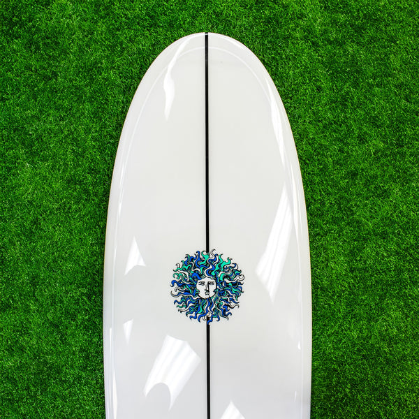 Mullet PU Series Surfboard - Clear/Navy