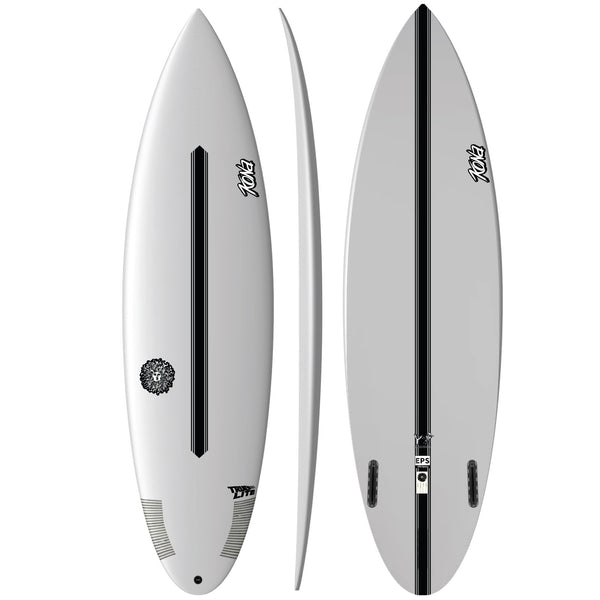 Slingshot EPS Truelite Series Surfboard - Clear/White