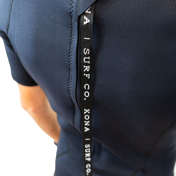 Union 2MM Flatlock Backzip S/S Mens Springsuit